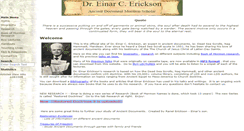 Desktop Screenshot of einarerickson.com